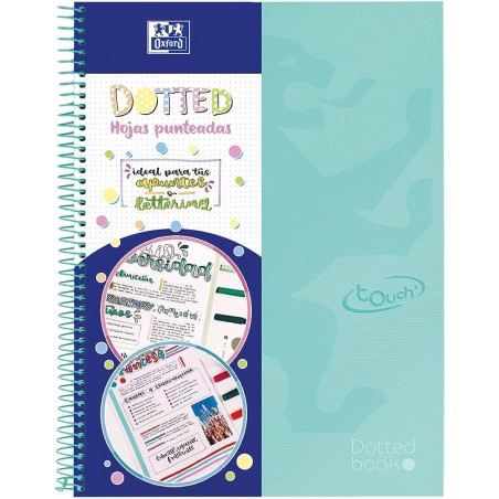 ▷ CUADERNO OXFORD EBK 80H A4 5X5 DOTS TE ICE M | Taine - Imagen 1
