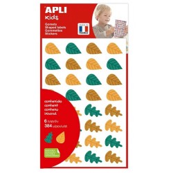 ▷ BOLSA GOMETS HOJAS REMOVIBLES MULTICOLOR 6 HOJAS APLI 19472 | Taine - Imagen 1