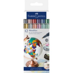 Imagen 1 - ▷ *PACK 12 ROTULADORES METALIZADOS FABER | Taine ▷ *PACK 12 ROTULADORES METALIZADOS FABER | Taine - Imagen 1