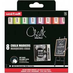 Imagen 1 - ▷ SET UNIBALL 8 CHALK MARKERS ROTULADORES TIZA | Taine ▷ SET UNIBALL 8 CHALK MARKERS ROTULADORES TIZA | Taine - Imagen 1