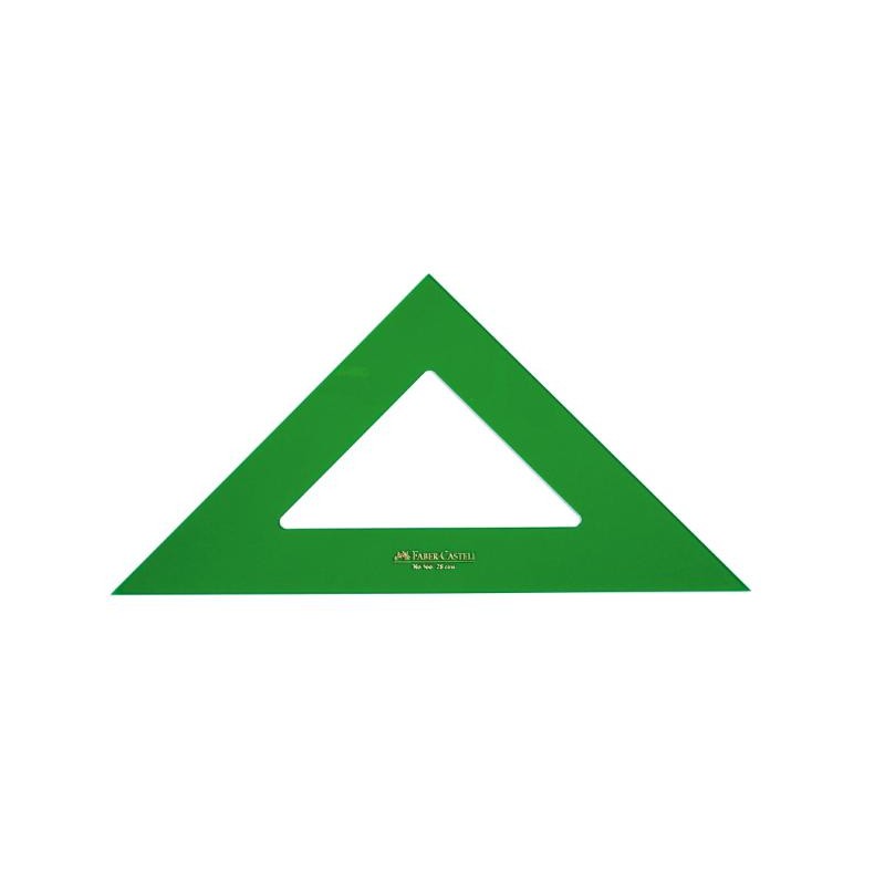 ▷ ESCUADRA O CARTABON TÉCNICAS VERDES FABER-CASTELL | Taine - Imagen 6