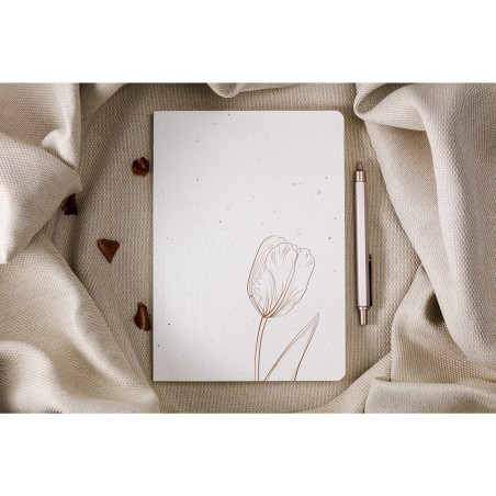 ▷ CUADERNO EXACLAIR COSIDO TULIPAN FLEX A5 64HJ DOTS | Taine - Imagen 1