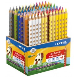 Imagen 1 - ▷ LAPICEROS LYRA COLOR GRUESOS SCHOOLPACK 96 UDS. MINA 4,25 MM LYRA GROOVE | Taine ▷ LAPICEROS LYRA COLOR GRUESOS SCHOOLPACK 96 UDS. MINA 4,25 MM LYRA GROOVE | Taine - Imagen 1