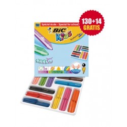 Imagen 1 - ▷ CERAS PLASTIDECOR BIC SCHOOLPACK 144 UDS.PEQUES (12X12 COLORES) | Taine ▷ CERAS PLASTIDECOR BIC SCHOOLPACK 144 UDS.PEQUES (12X12 COLORES) | Taine - Imagen 1