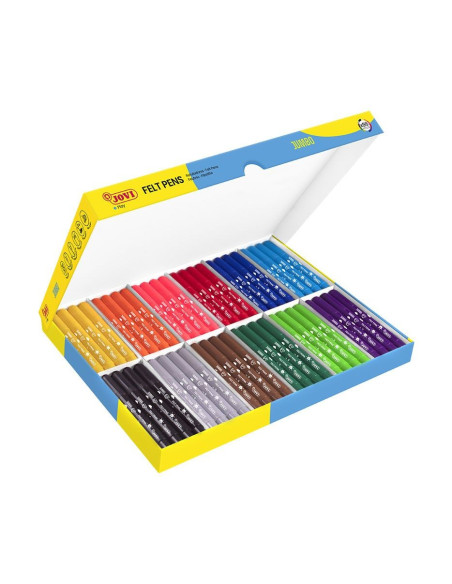 ▷ ROTULADORES JOVI COLORES GRUESOS SCHOLLPACK 96 UDS. MAXI JOVI | Taine - Imagen 1