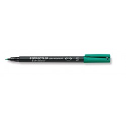 ▷ ROTULADOR STAEDTLER PERMANENTE S 0,4MM VERDE LUMOCOLOR 313 | Taine - Imagen 1