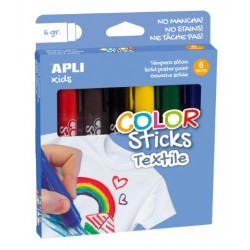 Imagen 1 - ▷ TEMPERA APLI SOLIDA TEXTIL 6 UDS 6G SURTIDOS | Taine ▷ TEMPERA APLI SOLIDA TEXTIL 6 UDS 6G SURTIDOS | Taine - Imagen 1