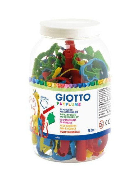 ▷ MOLDES GIOTTO FIGURAS VARIADAS BOTE 95 UDS. | Taine - Imagen 1