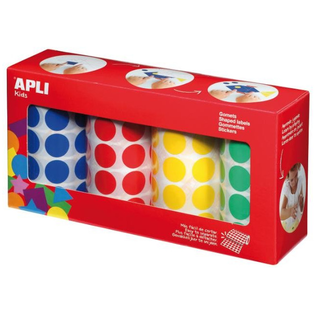 ▷ GOMETS APLI REDONDOS PACK 4 ROLLOS | Taine - Imagen 4