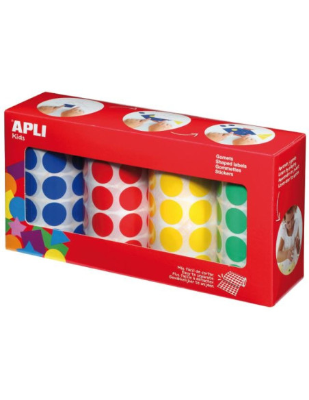 ▷ GOMETS APLI REDONDOS PACK 4 ROLLOS | Taine - Imagen 4