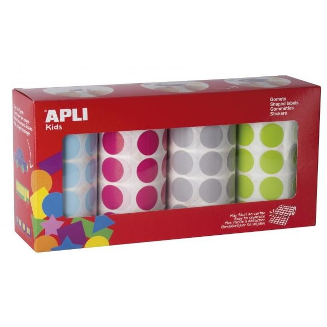 ▷ GOMETS APLI REDONDOS PACK 4 ROLLOS | Taine - Imagen 5