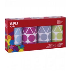 Imagen 1 - ▷ GOMETS APLI 4 ROLLOS XL FIGURAS GEOMETRICAS 27MM | Taine ▷ GOMETS APLI 4 ROLLOS XL FIGURAS GEOMETRICAS 27MM | Taine - Imagen 1