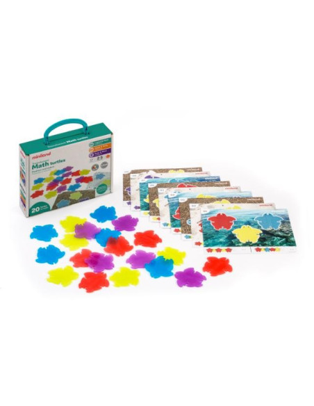 ▷ TRANSLUCENT MINILAND MATH TURTLES | Taine - Imagen 1