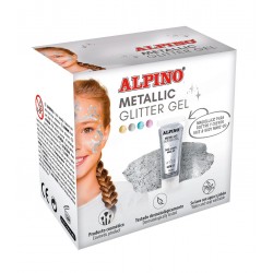Imagen 1 - ▷ MAQUILLAJE ALPINO PLATA ESTUCHE 6 GLITTER GEL METALICO | Taine ▷ MAQUILLAJE ALPINO PLATA ESTUCHE 6 GLITTER GEL METALICO | Taine - Imagen 1