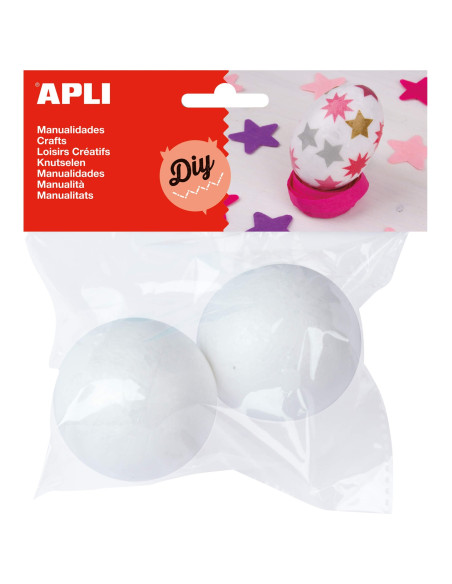 ▷ BOLAS APLI POREXPAN Ø60MM. 2U. | Taine - Imagen 1