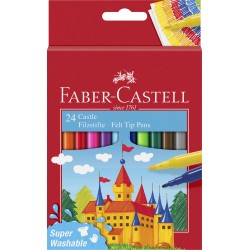 ▷ ROTULADORES FABER CASTELL ESCOLARES MEDIO 24 UDS FABER | Taine - Imagen 1