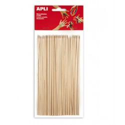 Imagen 1 - ▷ PALOS PINCHO APLI 50U MADERA NATURAL | Taine ▷ PALOS PINCHO APLI 50U MADERA NATURAL | Taine - Imagen 1
