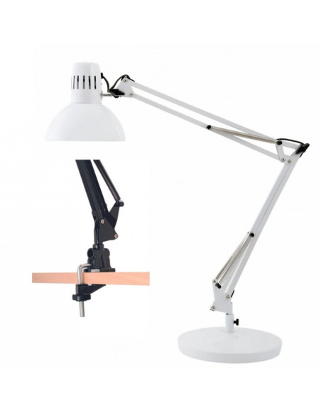 ▷ LAMPARA ARCHIVO 2000 BLANCA SOREMESA ALARCHI LED LUZ | Taine - Imagen 1
