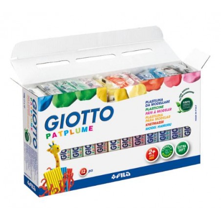 ▷ PLASTILINA GIOTTO PATPLUME FORMATO ESCOLAR | Taine - Imagen 1