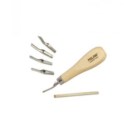 ▷ SET MILAN DE 5 GÚBIAS PARA TALLO DE RELIEVES | Taine - Imagen 1