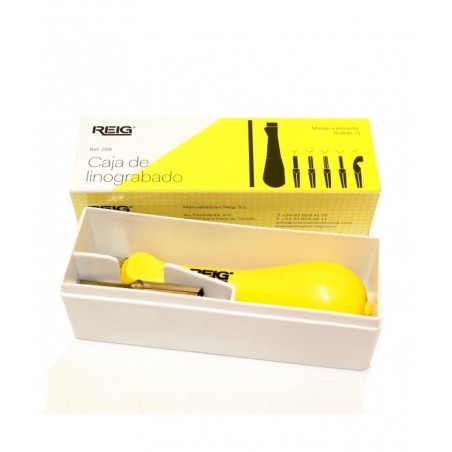 ▷ CAJA MANGO LINOLEUM+5PLUMILLAS GUBIAS 205 | Taine - Imagen 1