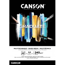 Imagen 1 - ▷ BLOC DIBUJO CANSON A4 NEGRO GRADUATE 20H 240GR | Taine ▷ BLOC DIBUJO CANSON A4 NEGRO GRADUATE 20H 240GR | Taine - Imagen 1