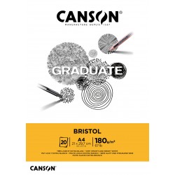 Imagen 1 - ▷ BLOC DIBUJO CANSON A4 BRISTOL GRADUATE 20H 180GR | Taine ▷ BLOC DIBUJO CANSON A4 BRISTOL GRADUATE 20H 180GR | Taine - Imagen 1
