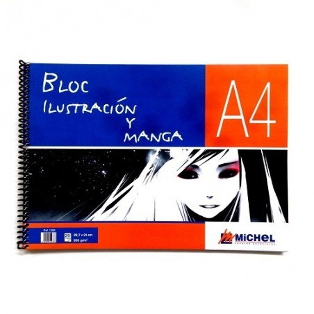▷ BLOC DIBUJO MICHEL MANGA 20HJ 200GR | Taine - Imagen 1