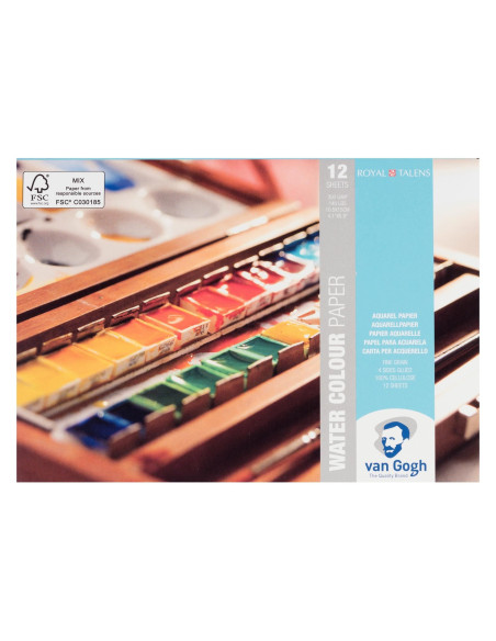 ▷ BLOC DIBUJO ACUARELA WAGOGH 2HJ POSTAL 10,5X14,8 | Taine - Imagen 3
