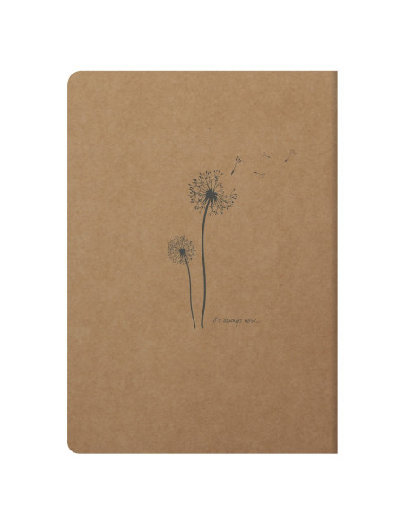 ▷ LIBRETA EXACLAIRE GRAPADA TEXTIL 14,8X21 48HJ RAYADO KRAF FLYING SPIRIT | Taine - Imagen 1