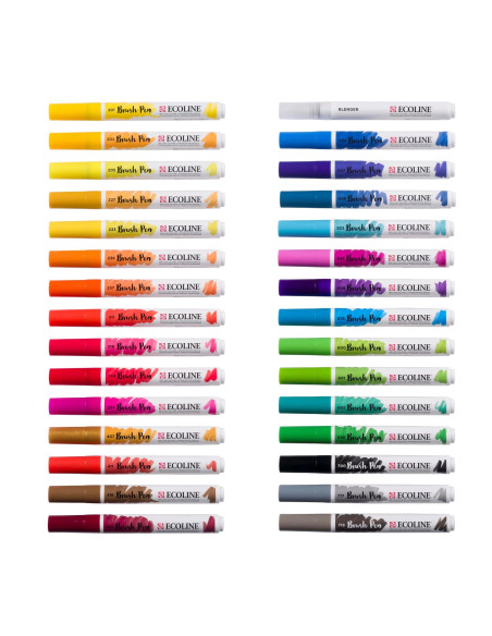 ▷ ESTUCHE BRUSHPEN 30 SURTIDOS ECOLINE | Taine - Imagen 1