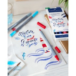 Imagen 1 - ▷ SET 6 ROTULADORES GOLDFABER DOBLE PUNTA AZULES | Taine ▷ SET 6 ROTULADORES GOLDFABER DOBLE PUNTA AZULES | Taine - Imagen 1
