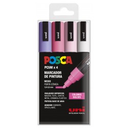 Imagen 1 - ▷ SET 4 ROTULADORES POSCA PC5M DULCES | Taine ▷ SET 4 ROTULADORES POSCA PC5M DULCES | Taine - Imagen 1