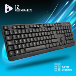 Imagen 1 - ▷ TECLADO NGS FUNKY V3 USB NEGRO | Taine ▷ TECLADO NGS FUNKY V3 USB NEGRO | Taine - Imagen 1