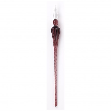 ▷ PLUMA CRISTAL RED 18.5CM. VIOLETA | Taine - Imagen 1