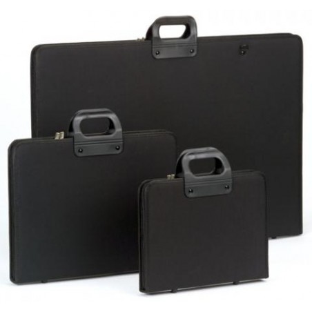 ▷ CARPETA DIBUJO NEGRA 57X78 CREMALLERA | Taine - Imagen 1