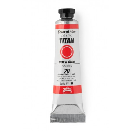 ▷ OLEO Nº20 ROJO CADMIO CLARO 20ML TITAN | Taine - Imagen 1