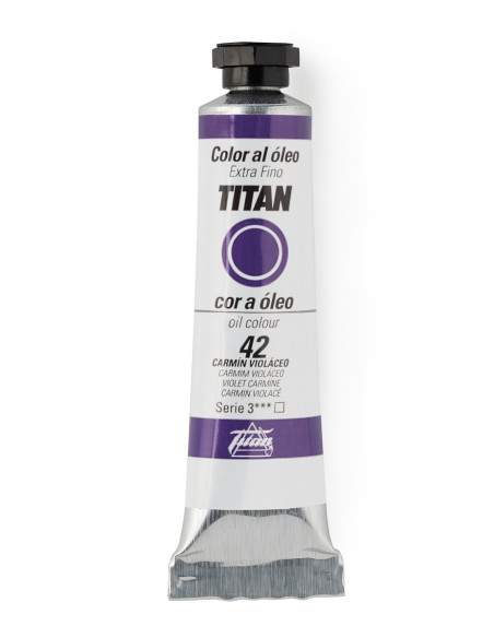▷ OLEO Nº42 CARMIN VIOLACEO 20ML TITAN | Taine - Imagen 1