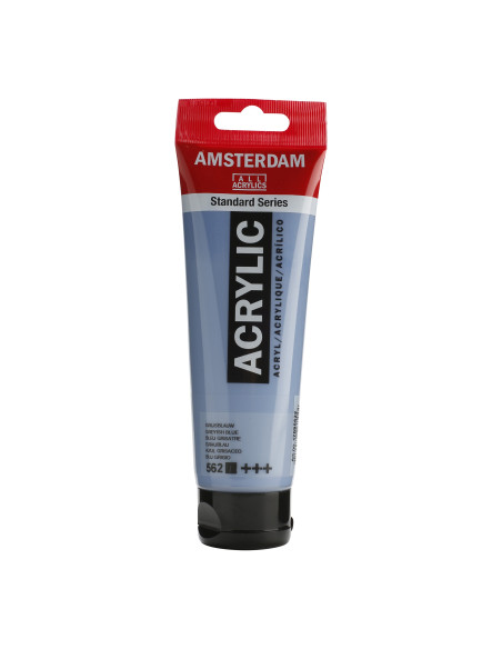 ▷ PINTURA ACRÍLICA AMSTERDAM TUBO 120ML AZUL GRIS | Taine - Imagen 1