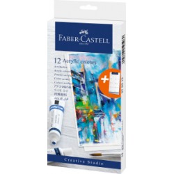 Imagen 1 - ▷ ESTUCHE 12 TUBOS ACRILICOS FABER CASTELL | Taine ▷ ESTUCHE 12 TUBOS ACRILICOS FABER CASTELL | Taine - Imagen 1