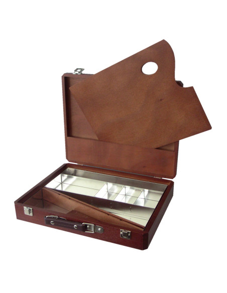 ▷ CAJA OLEO MADERA VACIA 5F +CUBETA | Taine - Imagen 1