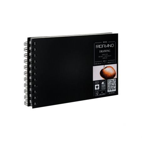 ▷ *BLOC DIBUJO FABRIANO DRAW BOOK A5 APDO 160G 60HJ ESPIRAL | Taine - Imagen 1