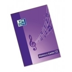 Imagen 1 - ▷ LIBRETA FOLIO 24HJ MUSICA OXFORD 12 PENT | Taine ▷ LIBRETA FOLIO 24HJ MUSICA OXFORD 12 PENT | Taine - Imagen 1