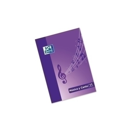 ▷ LIBRETA FOLIO 24HJ MUSICA OXFORD 12 PENT | Taine - Imagen 1