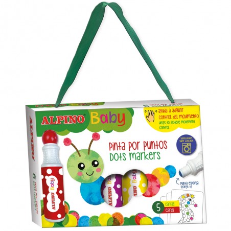 ▷ PINTURA DE DEDOS ALPINO BABY ESTUCHE 6 UDS POR PUNTOS | Taine - Imagen 1