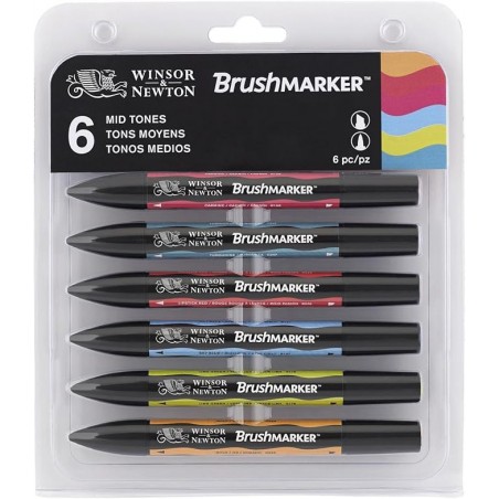 ▷ CAJA 6U ROTU BRUSHMARKER MID TONES | Taine - Imagen 1
