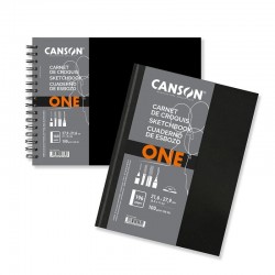 Imagen 1 - ▷ BLOC DIBUJO CANSON APUNTES NEGRO ENCUADERNADO 27,9x35,6 | Taine ▷ BLOC DIBUJO CANSON APUNTES NEGRO ENCUADERNADO 27,9x35,6 | Taine - Imagen 1