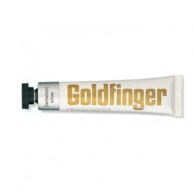 ▷ TUBO 22ML PASTA METALICA DECORATIVA PLATA GOLDFINGER DALER ROWNEY | Taine - Imagen 1