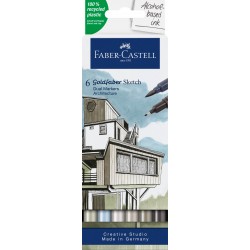 Imagen 1 - ▷ SET 6 ROTULADORES ARQUITECTURA GOLDFABER SKETCH | Taine ▷ SET 6 ROTULADORES ARQUITECTURA GOLDFABER SKETCH | Taine - Imagen 1