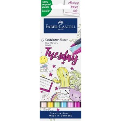 Imagen 1 - ▷ SET 6 ROTULADORES KAWAII GOLDFABER SKETCH | Taine ▷ SET 6 ROTULADORES KAWAII GOLDFABER SKETCH | Taine - Imagen 1